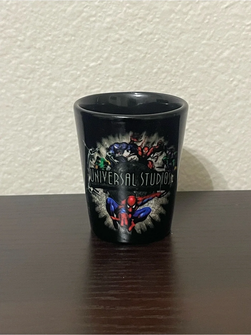 Universal Studios Marvel shot glass